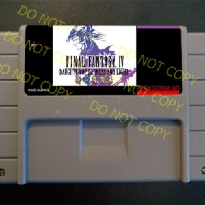 Final Fantasy IV Daughter Of Darkness And Light - For Play On The SNES / Super Nintendo