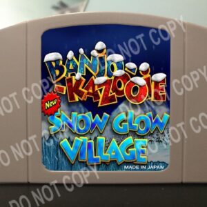 Banjo Kazooie New Snow Glow Village  - For Play On The N64 Nintendo 64