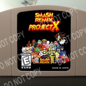 Smash Remix Project X ( with Shadow Sonic ) - For Play On The N64 Nintendo 64