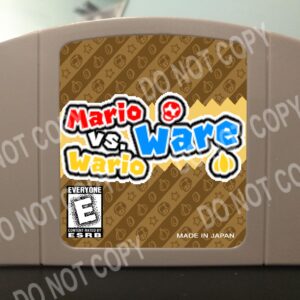 Mario VS. Wario Ware - For play on the Nintendo 64- N64
