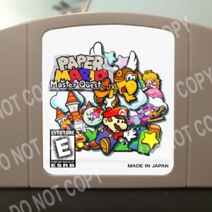 Paper Mario Master Quest Jr. MasterQuest  - For Play On The N64 Nintendo 64