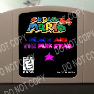 Super Mario 64 Peach And The Pink Stars - For play on the Nintendo 64- N64