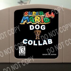 Super Mario 64 Dog Collab - For play on the Nintendo 64- N64