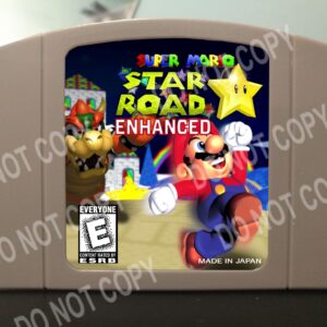 Mario Star Road 64 Enhanced - For play on the Nintendo 64- N64