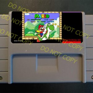 Mario In Mushroom Rix Land 4 Trip To Nano Island (SA-1 Enhancement) - For Play On The SNES / Super Nintendo