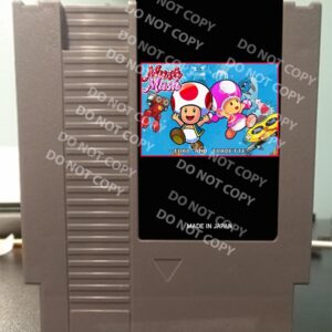 Mush Mush Toad And Toadette - For Play On The NES Nintendo Entertainment System