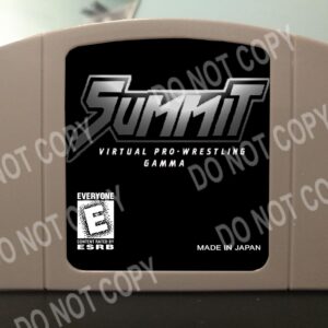 SUMMIT: Virtual Pro-Wrestling Gamma - For Play On The N64 Nintendo 64