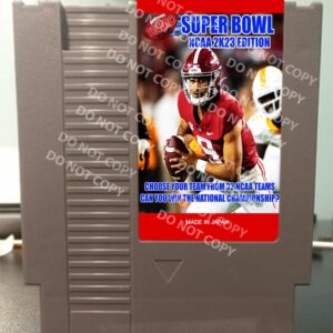 Tecmo Super Bowl NCAA 2k23 Edition - For Play On The NES Nintendo Entertainment System