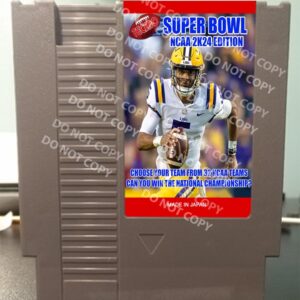 Tecmo Super Bowl NCAA 2k24 Edition - For Play On The NES Nintendo Entertainment System