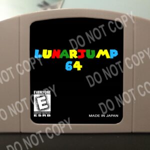 Lunar Jump 64 - For Play On The N64 Nintendo 64