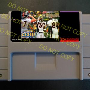 Tecmo Super Bowl Legacy 1998 – For Play On The SNES / Super Nintendo