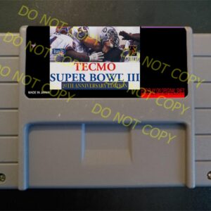 Tecmo Super Bowl III 20th Anniversary Edition – For Play On The SNES / Super Nintendo