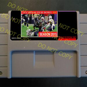 Tecmo Super Bowl III 2015 – For Play On The SNES / Super Nintendo