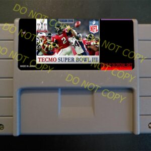 Tecmo Super Bowl III 2016 – For Play On The SNES / Super Nintendo