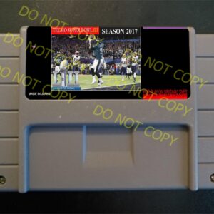 Tecmo Super Bowl III 2017 – For Play On The SNES / Super Nintendo