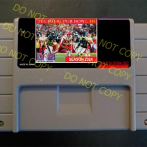 Tecmo Super Bowl III 2024 – For Play On The SNES / Super Nintendo