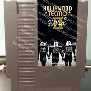 Hollywood Tecmo Bowl II - For Play On The NES Nintendo Entertainment System