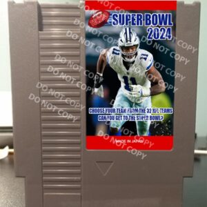 Tecmo Super Bowl 2024-2025 SBlueman Edition - For Play On The NES Nintendo Entertainment System