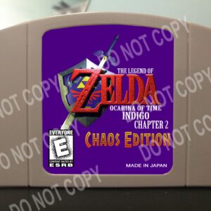 Zelda Ocarina Of Time Indigo Chapter 2 Chaos Edition - For Play On The N64 Nintendo 64