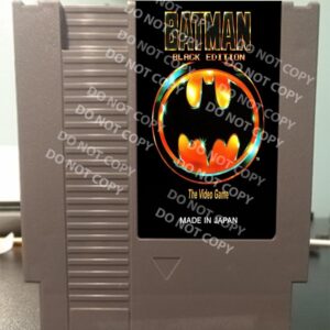 Batman The Video Game Black Edition - For Play On The NES Nintendo Entertainment System