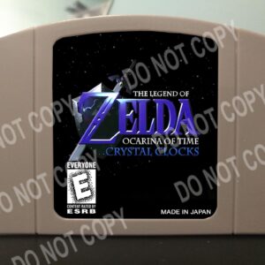 Zelda Ocarina Of Time Crystal Clocks  - For Play On The N64 Nintendo 64