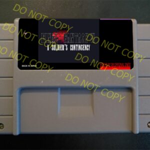 Final Fantasy VI A Soldier's Contingency - For Play On The SNES / Super Nintendo