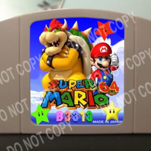 Super Mario 64 B3313 - For Play On The N64 Nintendo 64