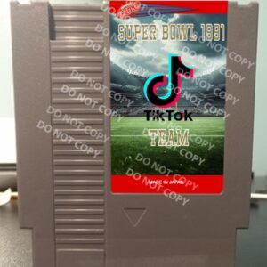 Tecmo Super Bowl 1991 Tik Tok Team - For Play On The NES Nintendo Entertainment System