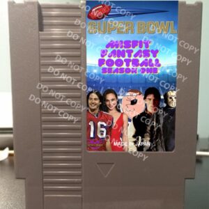 Tecmo Super Bowl Misfit Fantasy Football Season 1 - For Play On The NES Nintendo Entertainment System