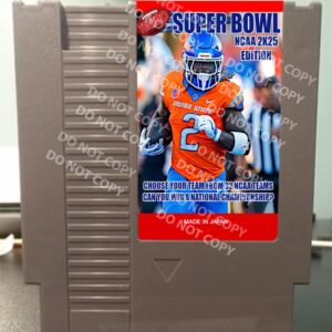Tecmo Super Bowl NCAA 2k25 Edition - For Play On The NES Nintendo Entertainment System