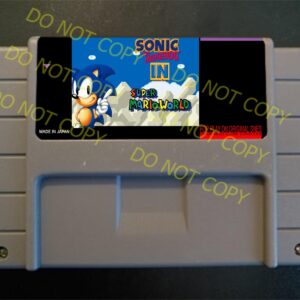 Sonic The Hedgehog In Super Mario World – For Play On The SNES / Super Nintendo