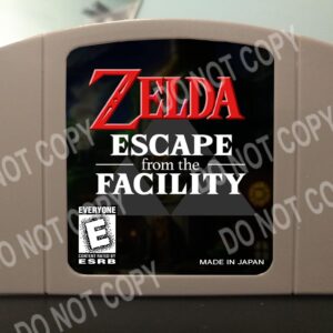 Zelda Escape From The Facility - For Play On The N64 Nintendo 64