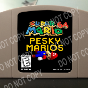 Super Mario 64 Pesky Marios - For Play On The N64 Nintendo 64