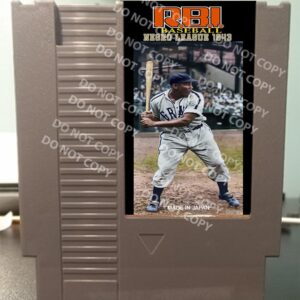 R.B.I. Baseball Negro League 1943 - For Play On The NES Nintendo Entertainment System