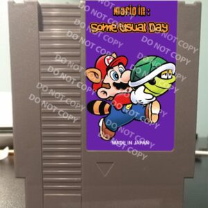 Mario In Some Unusual Day - For Play On The NES Nintendo Entertainment System