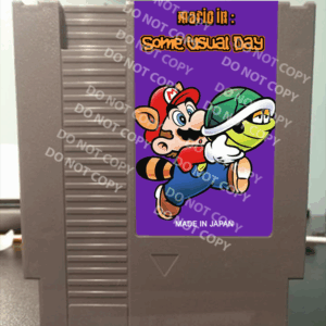 Mario In Some Unusual Day - For Play On The NES Nintendo Entertainment System