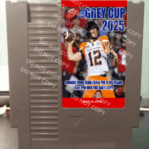 Tecmo Grey Cup 2025 - For Play On The NES Nintendo Entertainment System