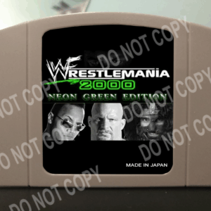 Wrestlemania 2000 Neon Green Edition - For Play On The N64 Nintendo 64