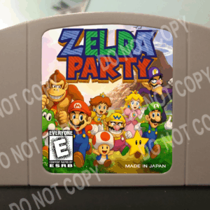 Zelda Party 64 ( Mario Party )  - For Play On The N64 Nintendo 64
