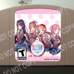 Doki Doki Literature Club 64 - For Play On The N64 Nintendo 64