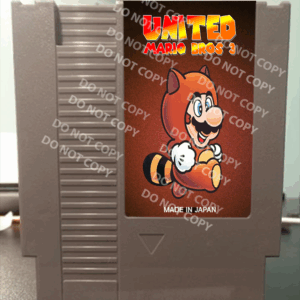 United Mario Bros. 3 - For Play On The NES Nintendo Entertainment System
