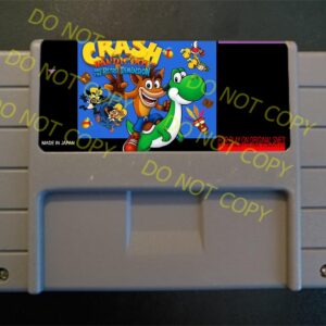 Crash Bandicoot and the Retro Dimension – For Play On The SNES / Super Nintendo