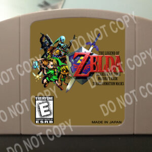 Zelda Ocarina Of Time - Majora's Mask Transformation Masks - For Play On The N64 Nintendo 64