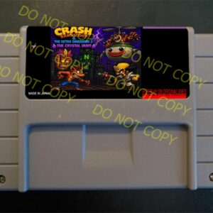 Crash Bandicoot and the Retro Dimension 2: The Crystal Hunt – For Play On The SNES / Super Nintendo