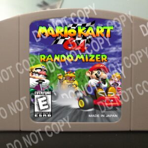 Mario Kart 64 Randomizer - For Play On The N64 Nintendo 64