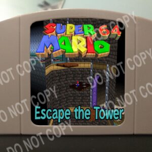 Super Mario 64 Escape The Tower - For Play On The N64 Nintendo 64