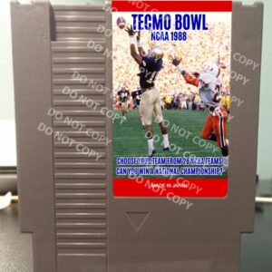 Tecmo Super NCAA 1988 - For Play On The NES Nintendo Entertainment System