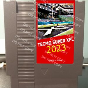 Tecmo Super XFL 2023 - For Play On The NES Nintendo Entertainment System