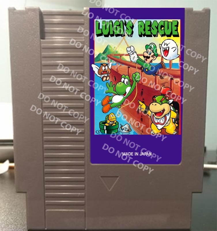 Luigi's Rescue - Hack of Mickey Mousecapade e