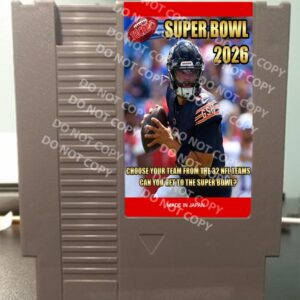 Tecmo Super Bowl 2026-2027 PRESEASON EDITION - For Play On The NES Nintendo Entertainment System